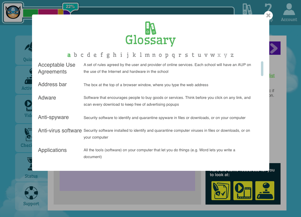 glossary